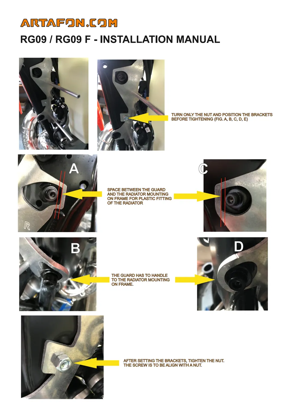 How to install RG09 and RG09 F radiator guards on KTM, Husqvarna and GasGas 2020–2023 (2/5)