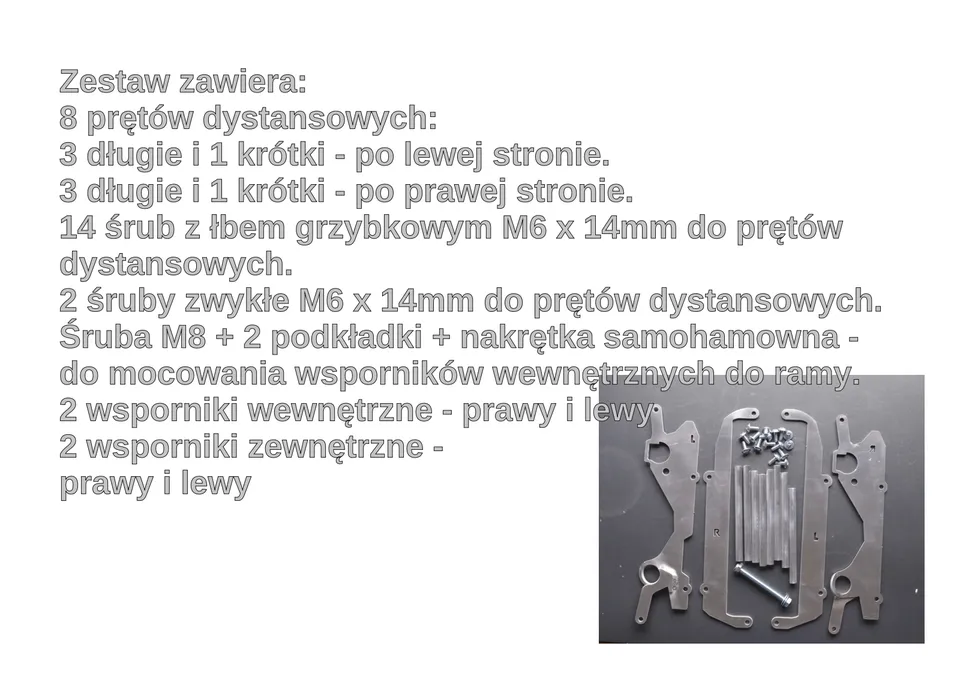Jak zamontować osłony chłodnic RG02 i RG02 F w KTM i Husqvarna 2017–2019 (2/9)