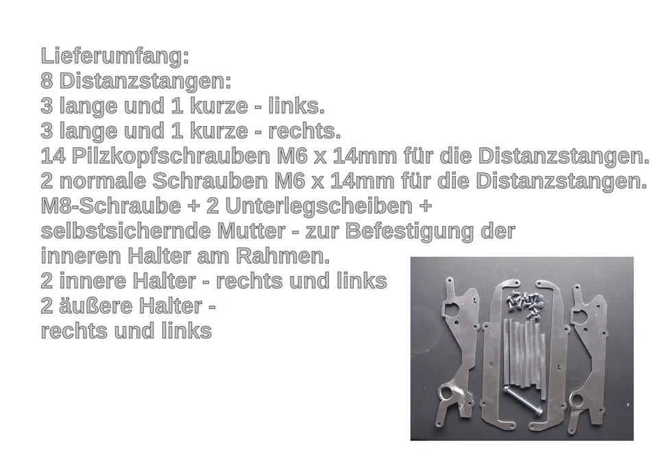 Kühlerschutz RG02 und RG02 F an KTM und Husqvarna 2017–2019 montieren (2/9)