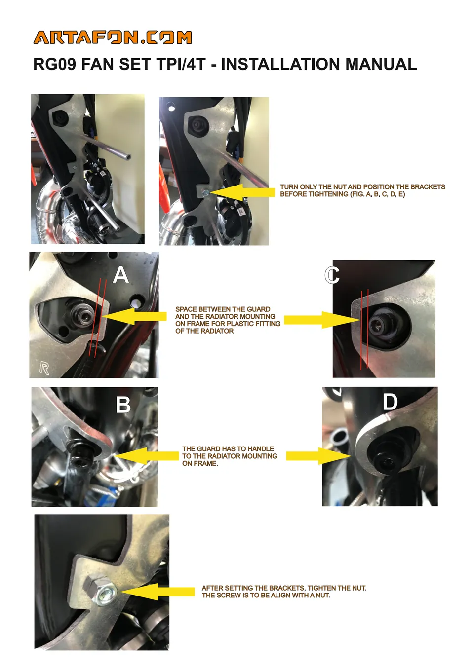 How to install the RG09 Fan Set (radiator guards + fan kit) on KTM, Husqvarna and GasGas 2020–2023 (2/6)