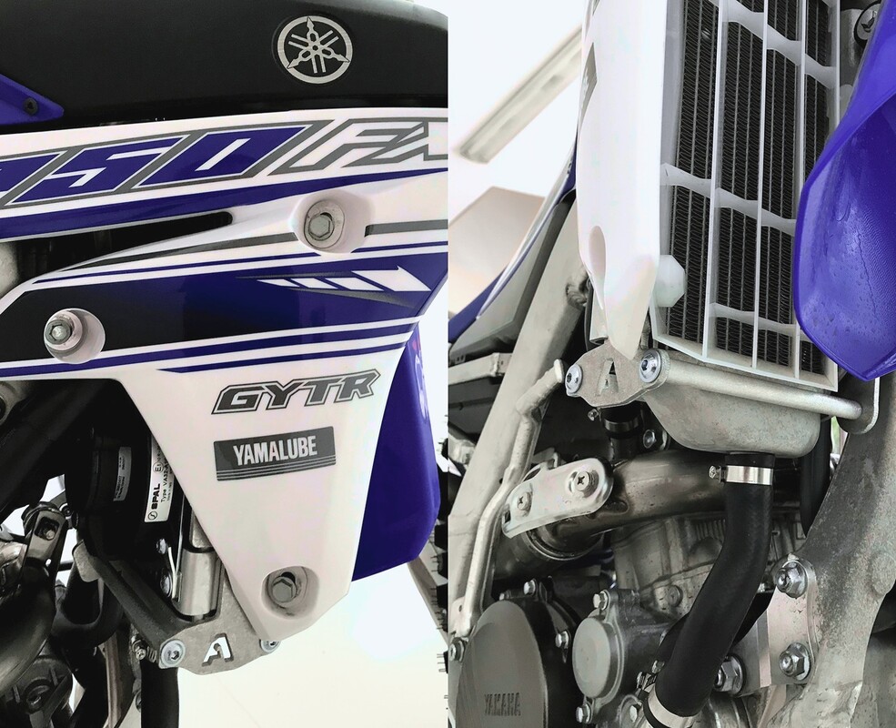 Radiator guards 250 4T YZ FX WR Yamaha 2018-2015 — Product shot