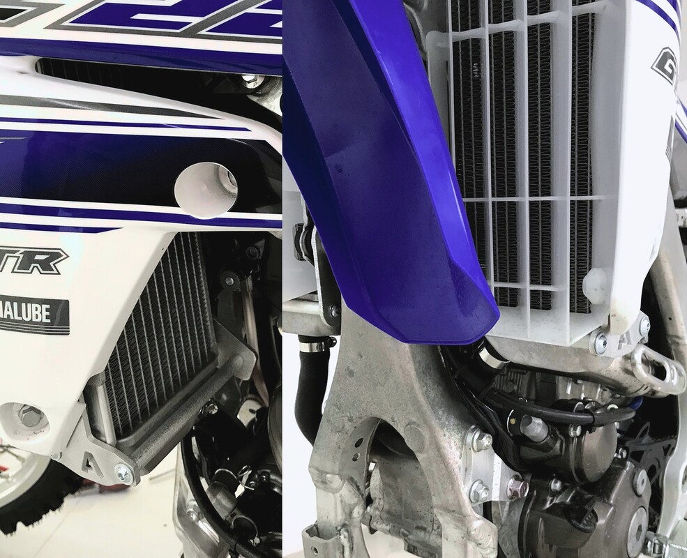 Radiator guards 250 4T YZ FX WR Yamaha 2018-2015 — Product shot