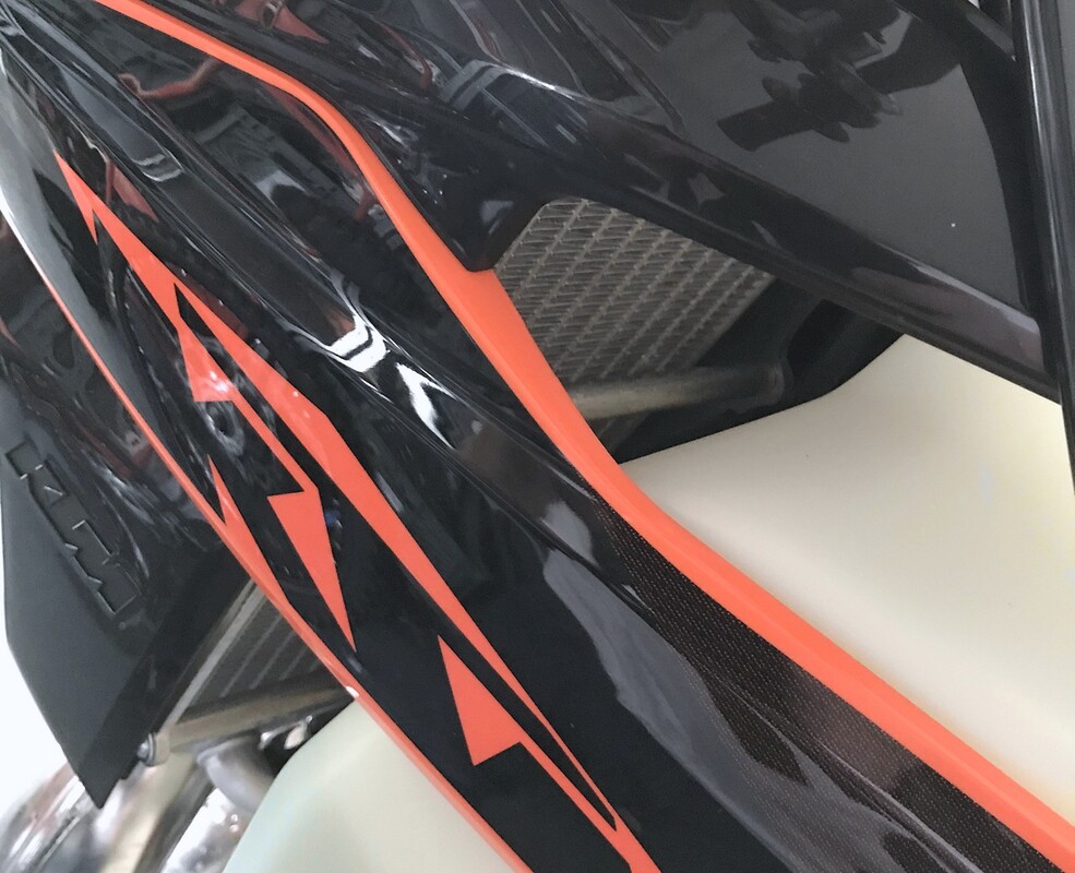 Radiator guards for models without fan ! Gasgas 2023-2021 RG09 — Product shot
