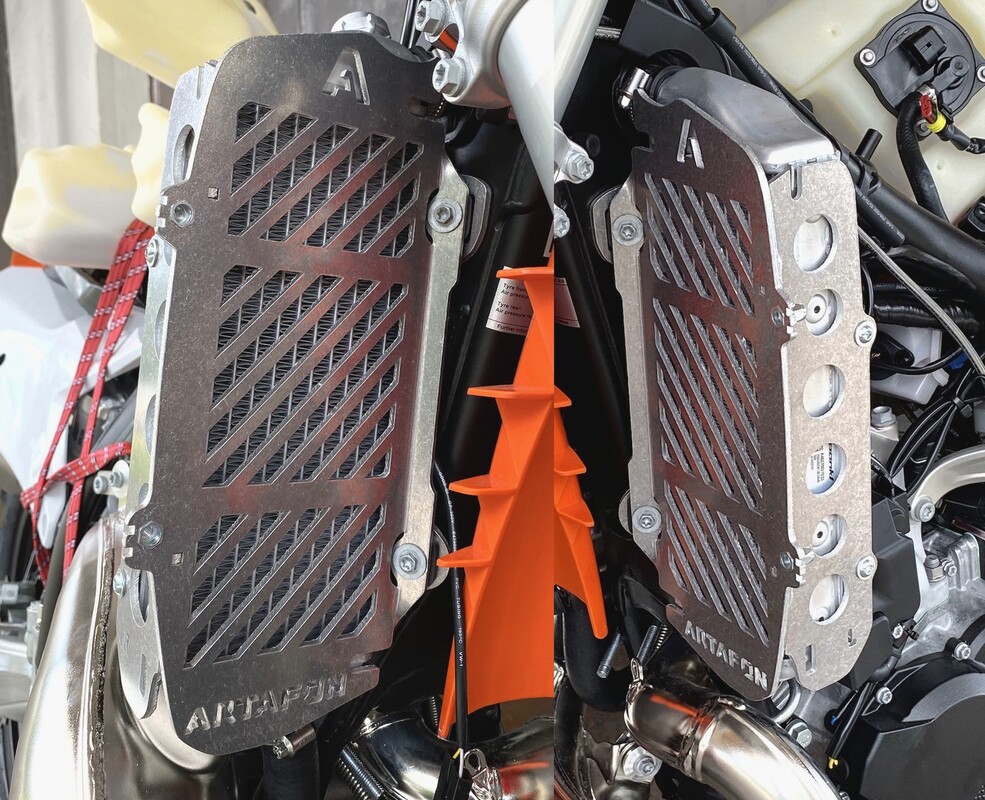 Osłony chłodnic dla modeli bez wentylatora KTM Husqvarna Gas Gas TBI (nie TPI) 2026-2024 — Packshot