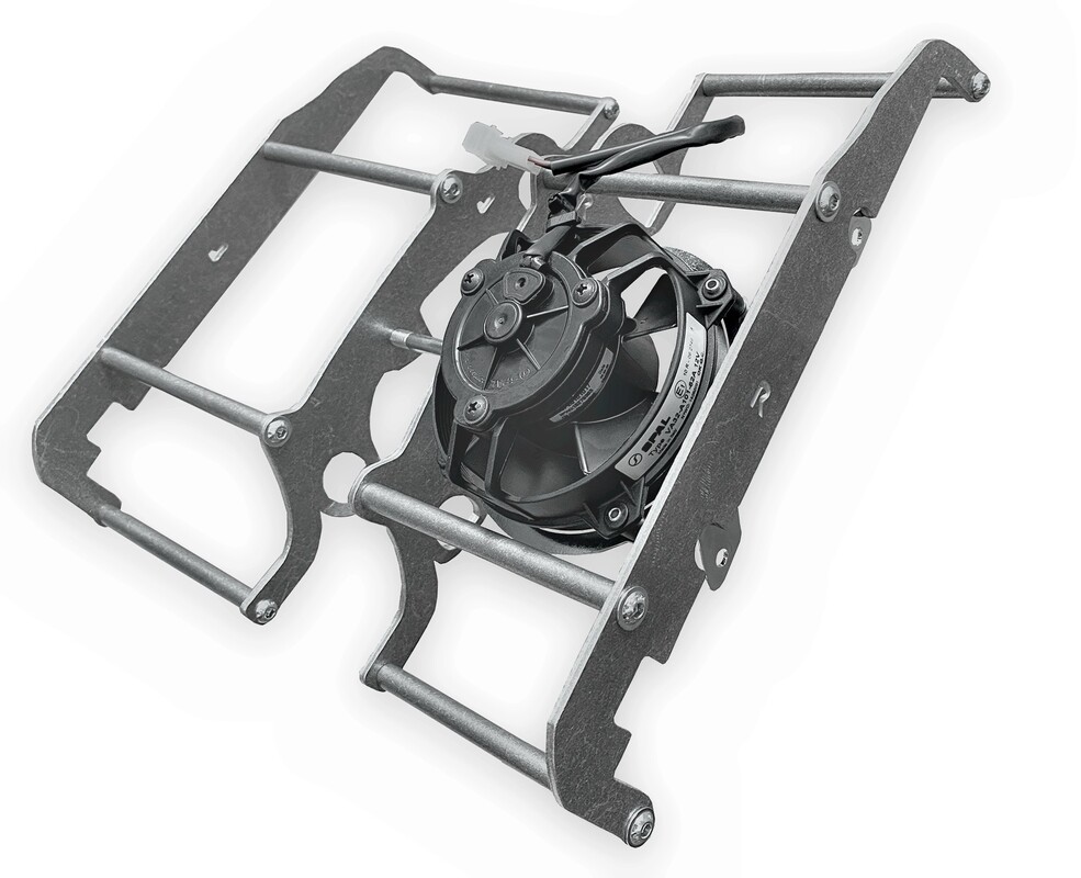 Radiator guards + fan KTM Husqvarna Gas Gas TBI 2026-2024 — Product shot