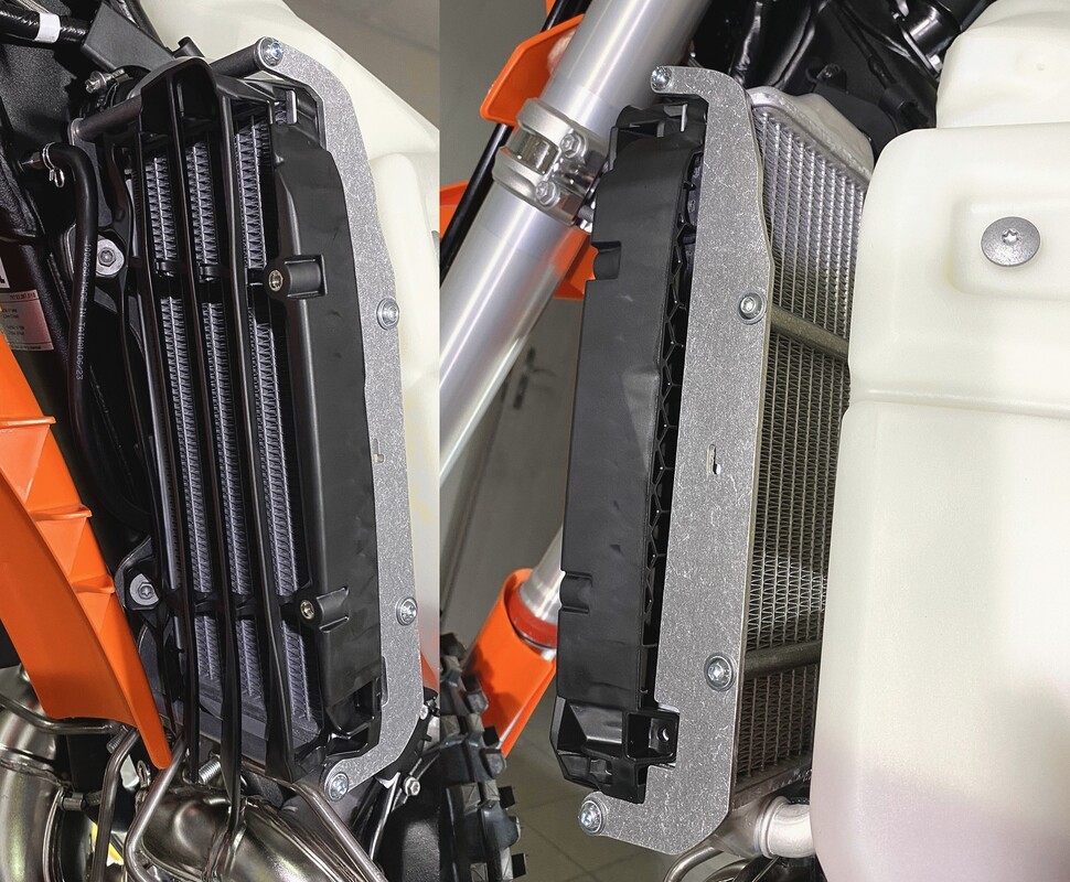 Radiator guards + fan KTM Husqvarna Gas Gas TBI 2026-2024 — Product shot